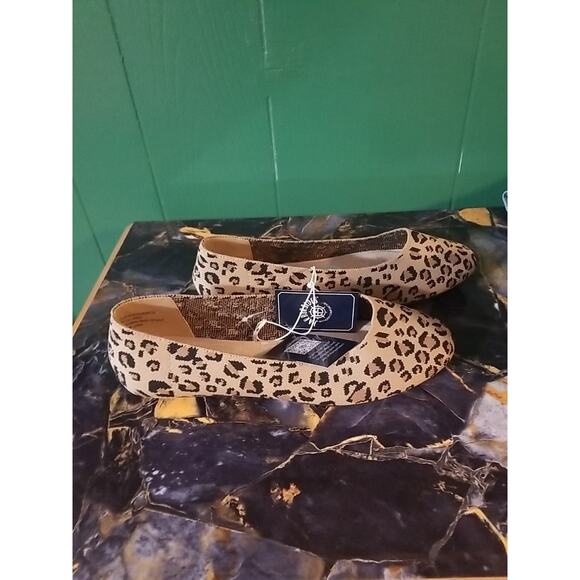 Harborsides Comfort Memory Foam Leopard Print Flats Shoes Women’s Size 8.5M - Picture 3 of 5